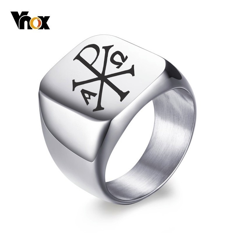 Wedding Zone - Vnox-خاتم ختم من الفولاذ المقاوم للصدأ