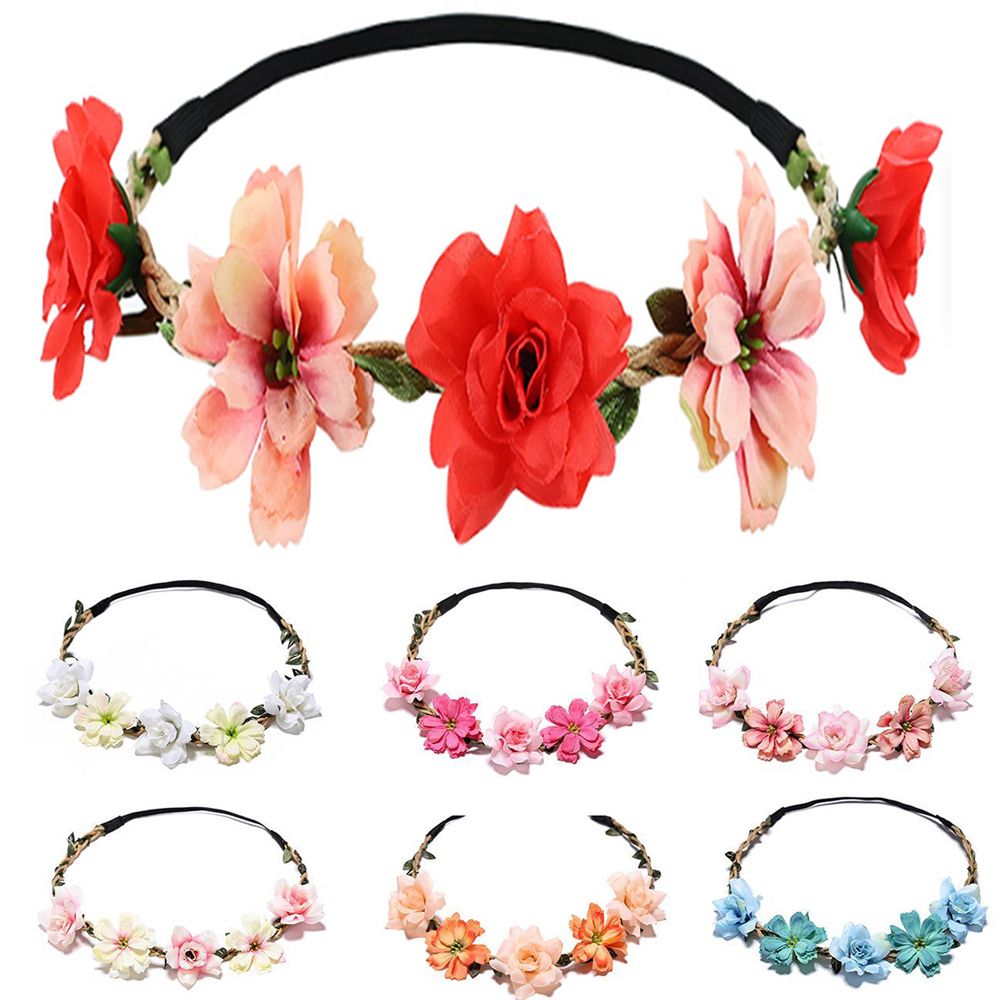 إكليل زهور جديد للفتيات، عصابة - مراجعة Wedding Arch Flower وسعره
