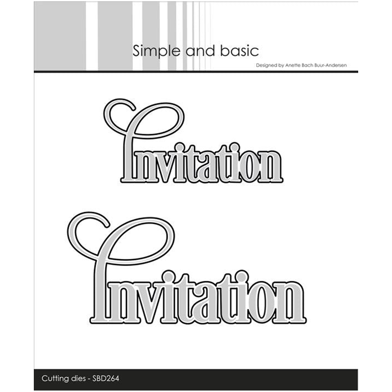 قوالب القطع المعدنية لكلمات ال - مراجعة Papercraft Supply Invitation وسعره