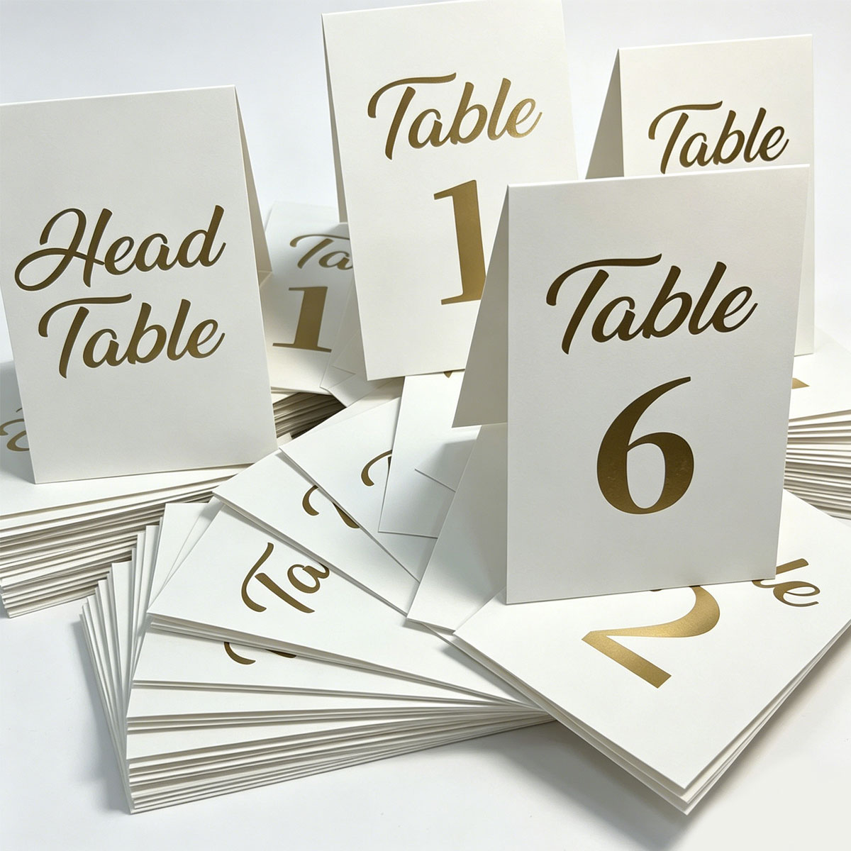 مجموعة واحدة من بطاقات أرقام ط - مراجعة Table Number Gold وسعره