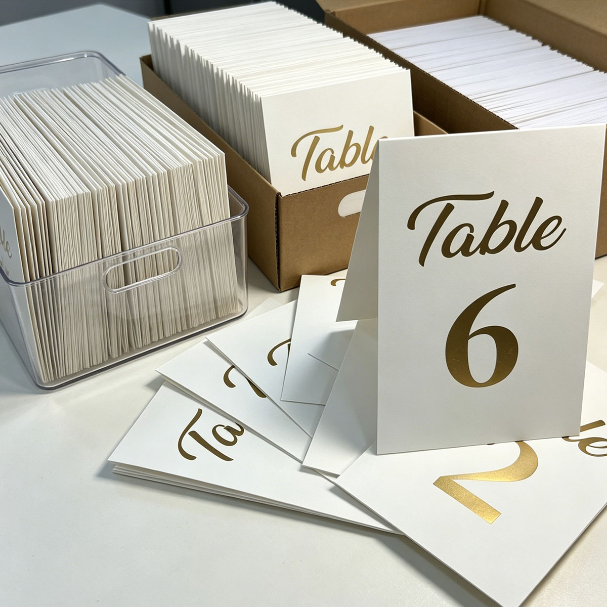 مجموعة واحدة من بطاقات أرقام ط - مراجعة Table Number Gold وسعره