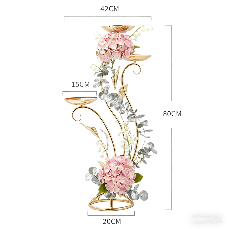حامل زهور ذهبي لمتجر مستلزمات  - مراجعة Wedding Decor Supply Store وسعره