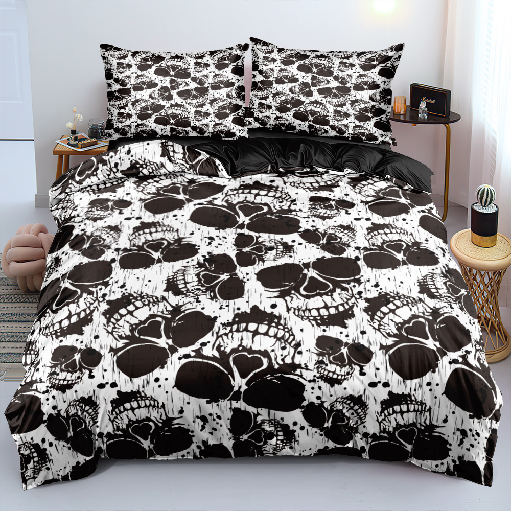 طقم أغطية سرير بتصميم هيكل عظم - مراجعة Good Floral & Wedding Decor Supply وسعره