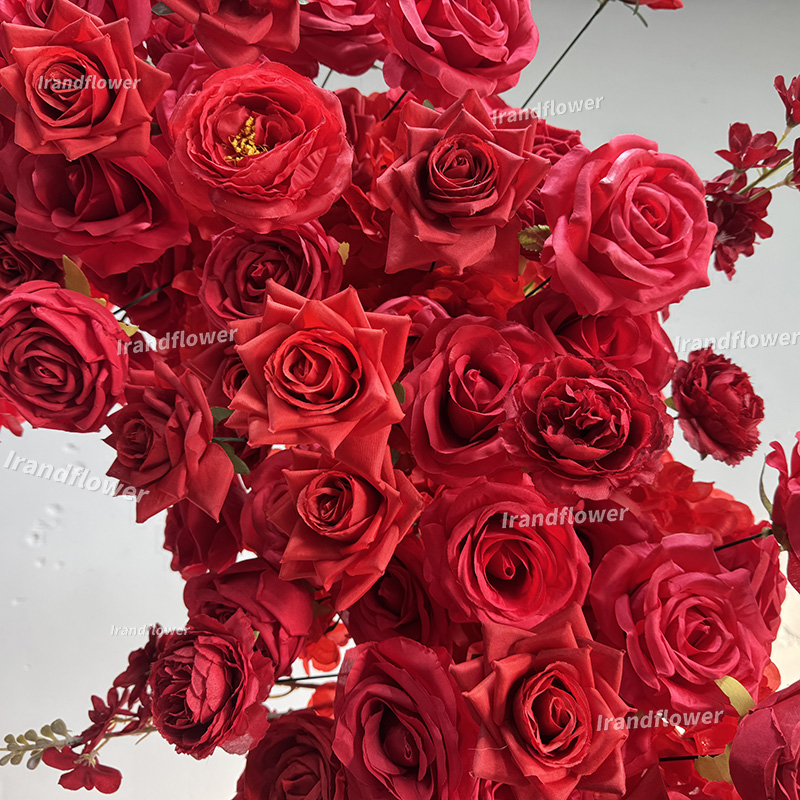 زهور صناعية على شكل قوس قلب أح - مراجعة Wedding Arch Flower وسعره
